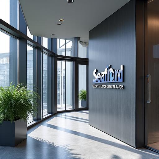 The modern and professional entrance to the Seafloor Solutions Tokyo office.